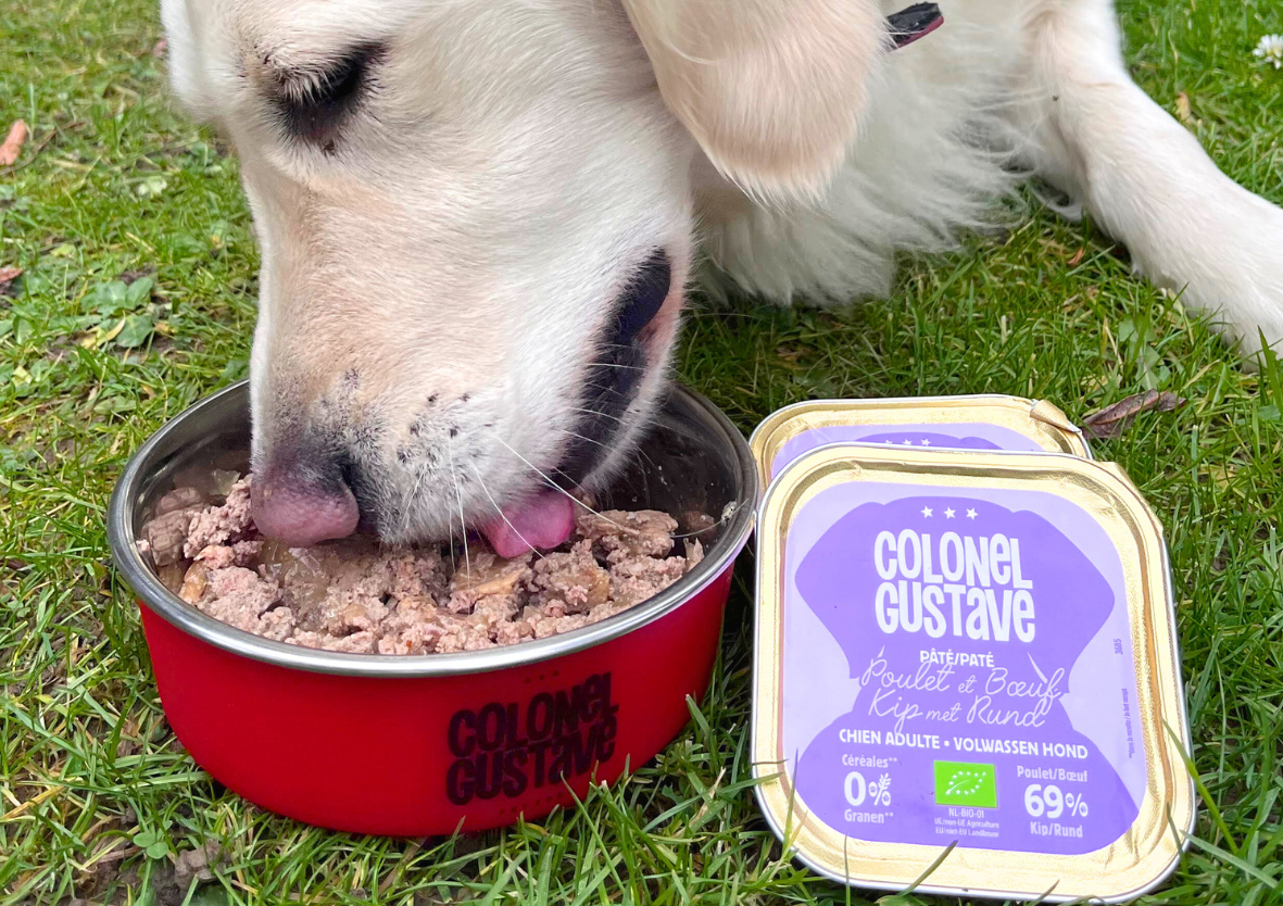 Colonel Gustave continue d’innover avec une nouvelle gamme de pâtés BIO pour chiens et chats