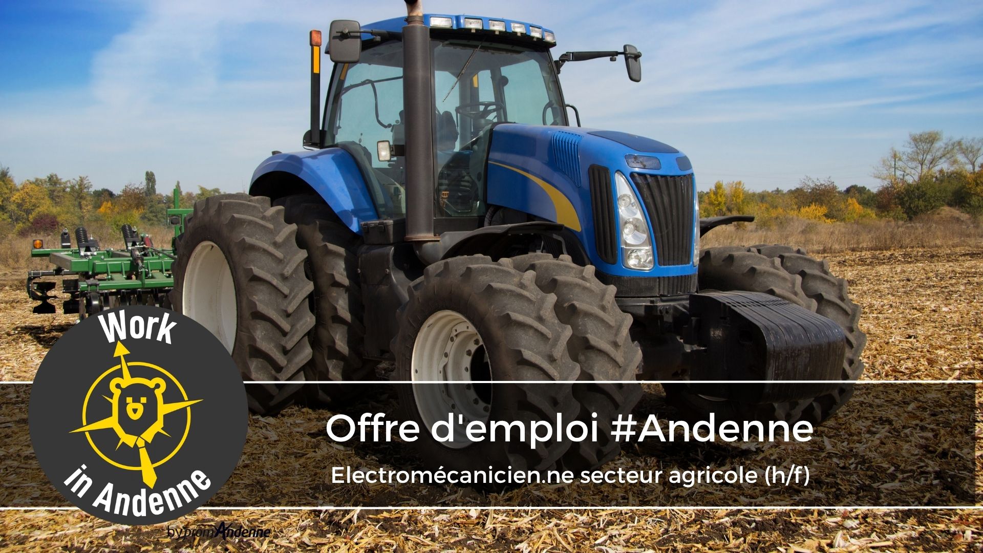 Électromécanicien·ne de maintenance – secteur agricole (h/f)