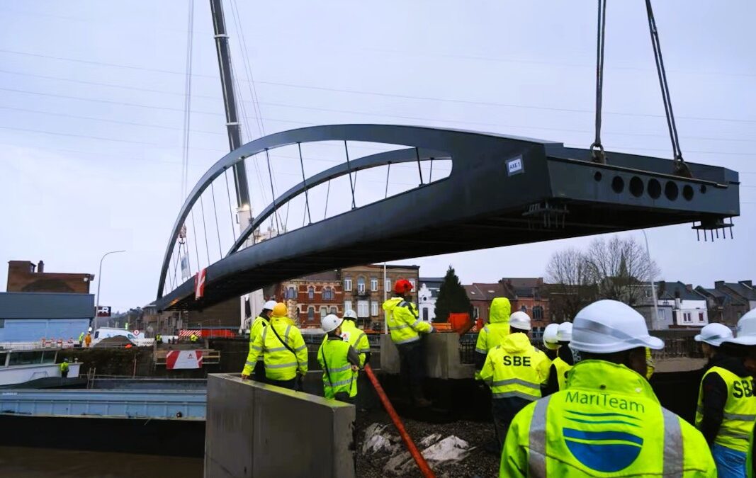 Châtelet : une passerelle flambant neuve signée entre autres par Artes et TMI, deux entreprises andennaises
