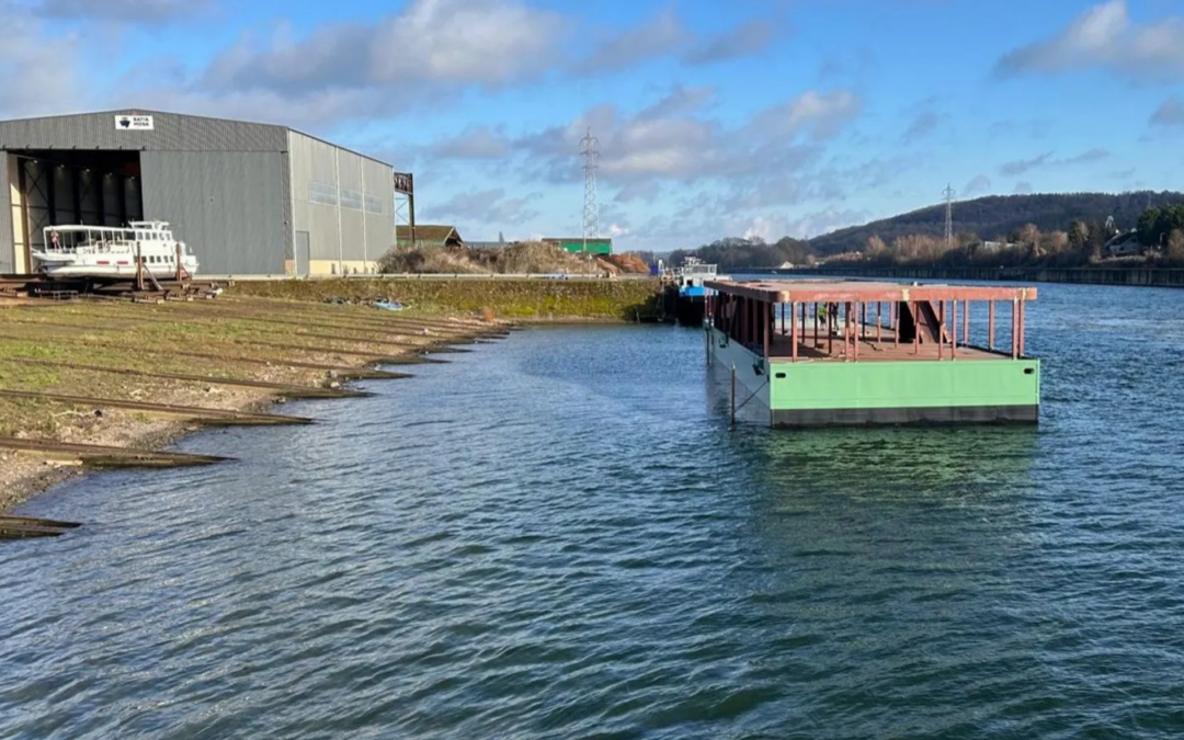 À Andenne, le chantier naval Batia Mosa construit l’avenir de la navigation fluviale