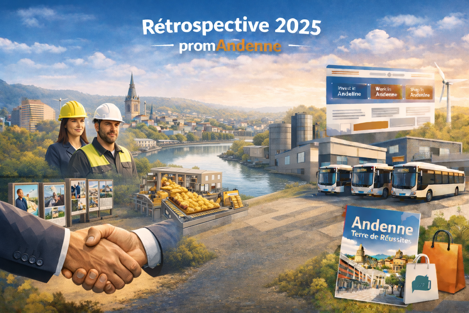 Rétrospective 2025 : une année d’actions au service du développement économique d’Andenne