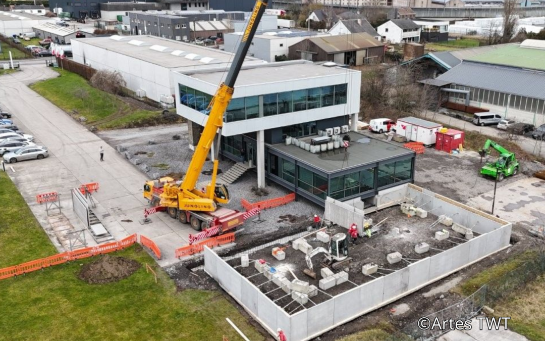 Artes TWT agrandit ses bureaux à Andenne