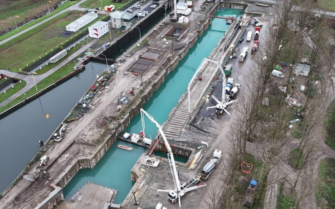 Journée Chantiers Ouverts : Artes TWT ouvre le chantier de la nouvelle écluse d’Obourg