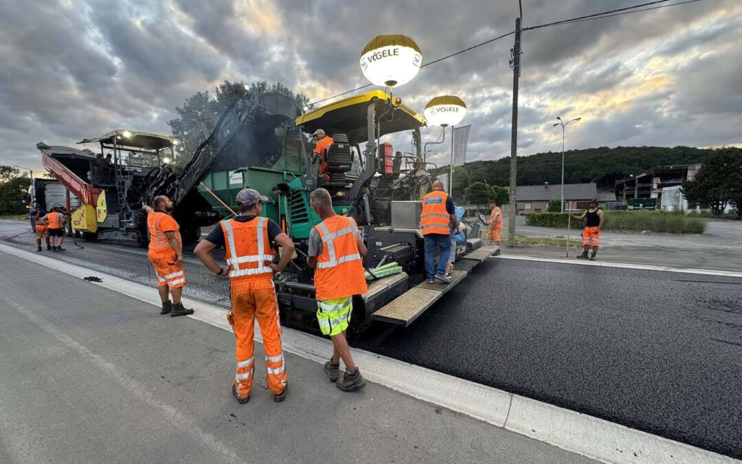 Fin des travaux de la route industrielle à Seilles en images